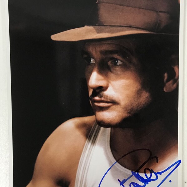 Paul Newman (m. 2008) Foto brillante de 8x10 autografiada y firmada por "The Sting" - COA de por vida