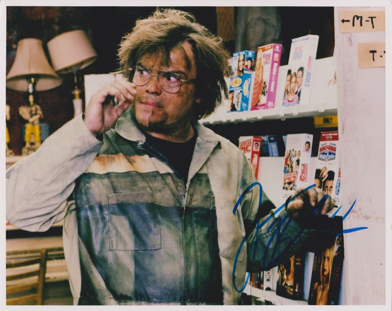 Rewind Glossy 8x10 Photo Jack Black Signed Autographed Be Kind COA Matching Holograms