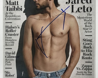 Jared Leto Signed Autographed Complete "Rolling Stone" Magazine - Lifetime COA