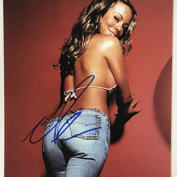 Mariah Carey Signed Autographed Glossy 8x10 Photo - Lifetime COA