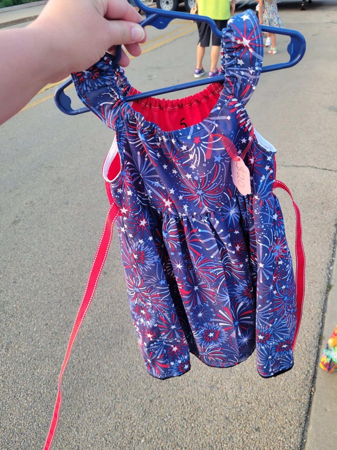 Tier Drop Summer Dress - Fireworks