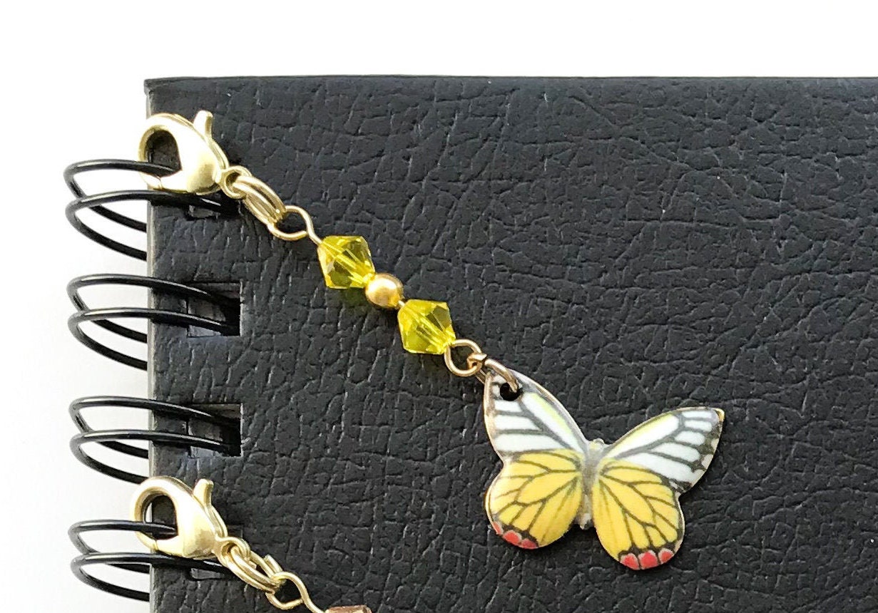 Butterfly Zipper Pull Charm – Jill's Beaded Knit Bits