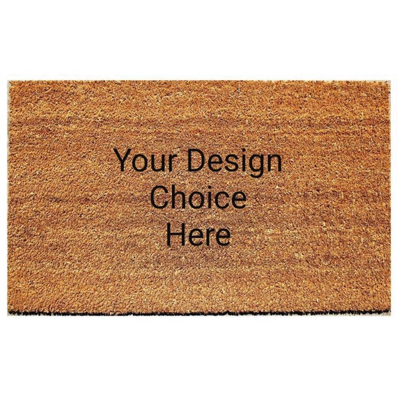 Design Your Own Coir Door Mat Coir Door Mats Etsy