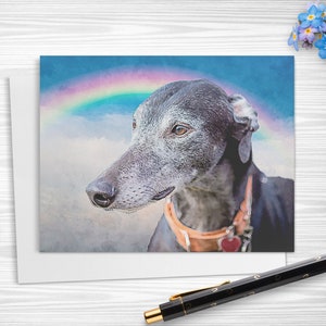 Greyhound Sympathy Greeting Cards | Dog Memorial Cards | Set of 12 A2 Cards With Envelopes