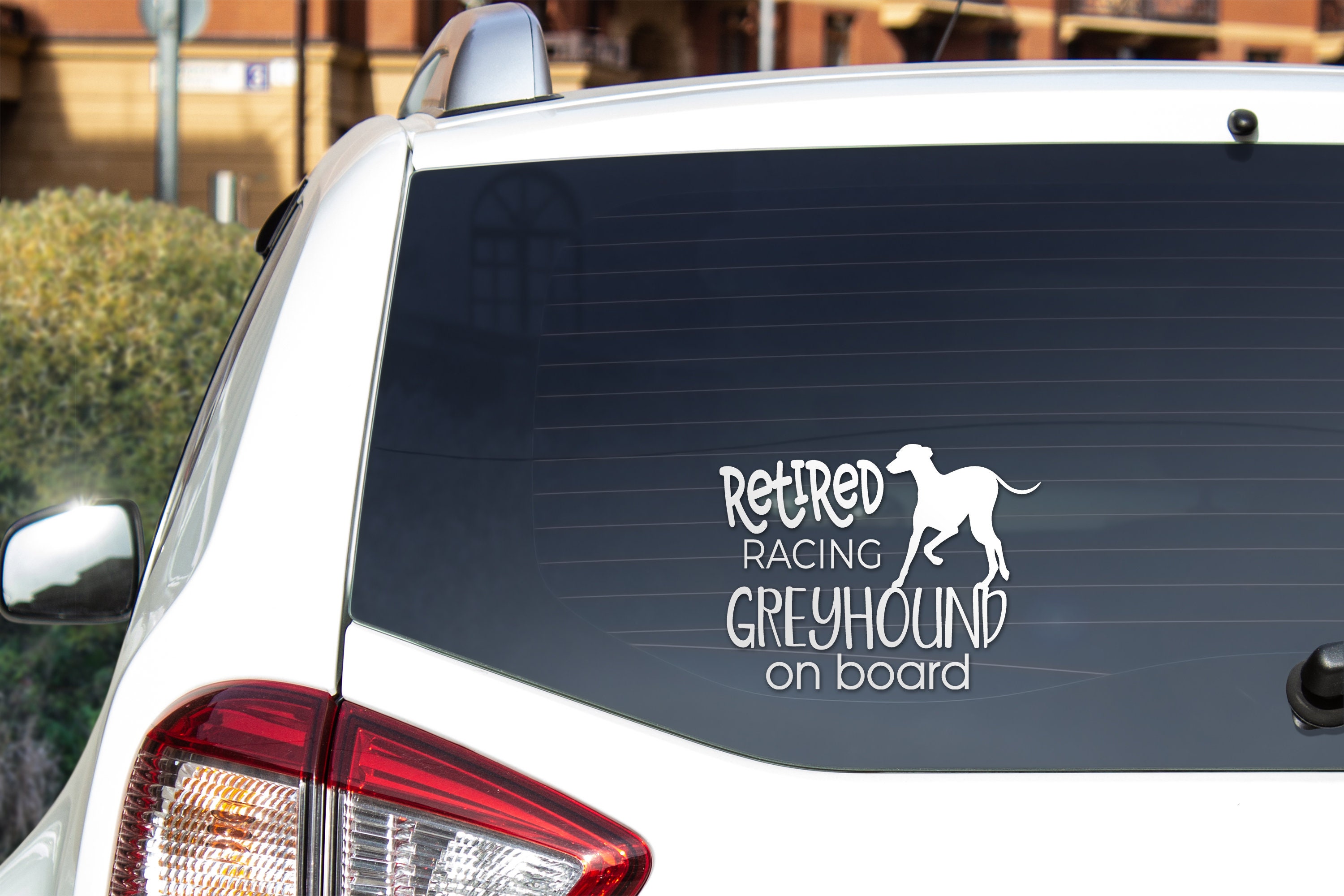 Stickers, Labels & Tags Greyhound Window Decal Laptop Decal Bumper Sticker 4 Retired Racing