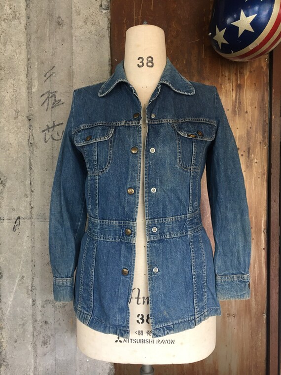 Early 70s vintage LEE denim ladies jacket medium