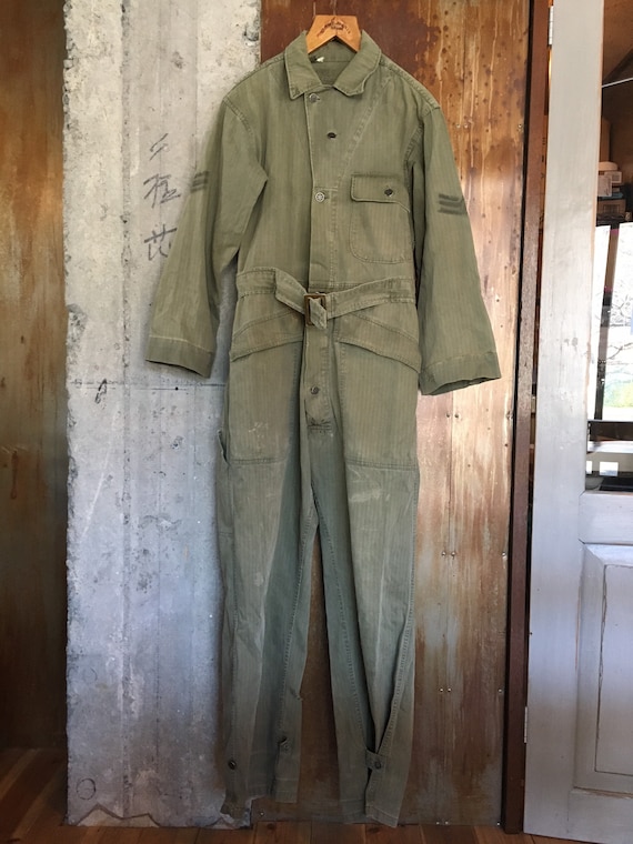 1940/'s Vintage M43 Cold Weather jacket distressed Mens L