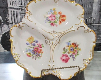 ドイツアンティーク　手描プレート ヴィンテージ JLMENAU サービングプレート 手描き。ドイツ製 - Etsy 日本