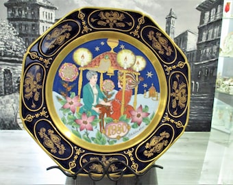 Hutschenreuther Ole Winther Christmas Plate 1980. Germany