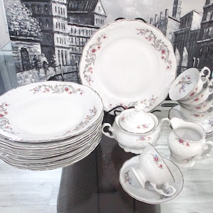 Vintage Walbrzych Dinnerware Set. Poland