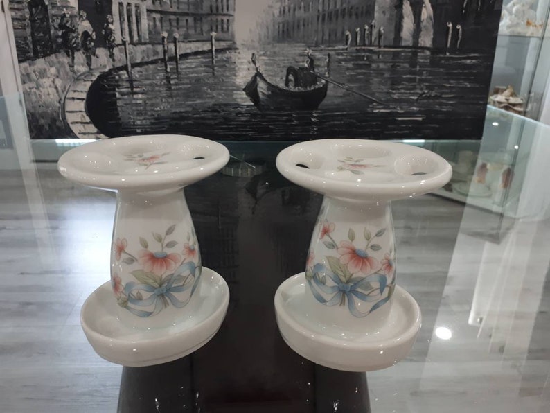 Vintage Couple of the Ceramic Toothbrush Holders Clearance
