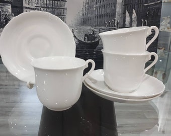 Vintage Set Tuscan 3 cups and saucers. Bone China. England. Mint condition