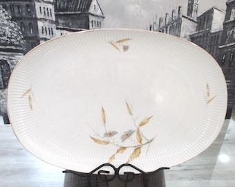 Bandeja ovalada grande vintage Rosenthal Thomas para servir, 49,5 x 32,2 cm. Alemania