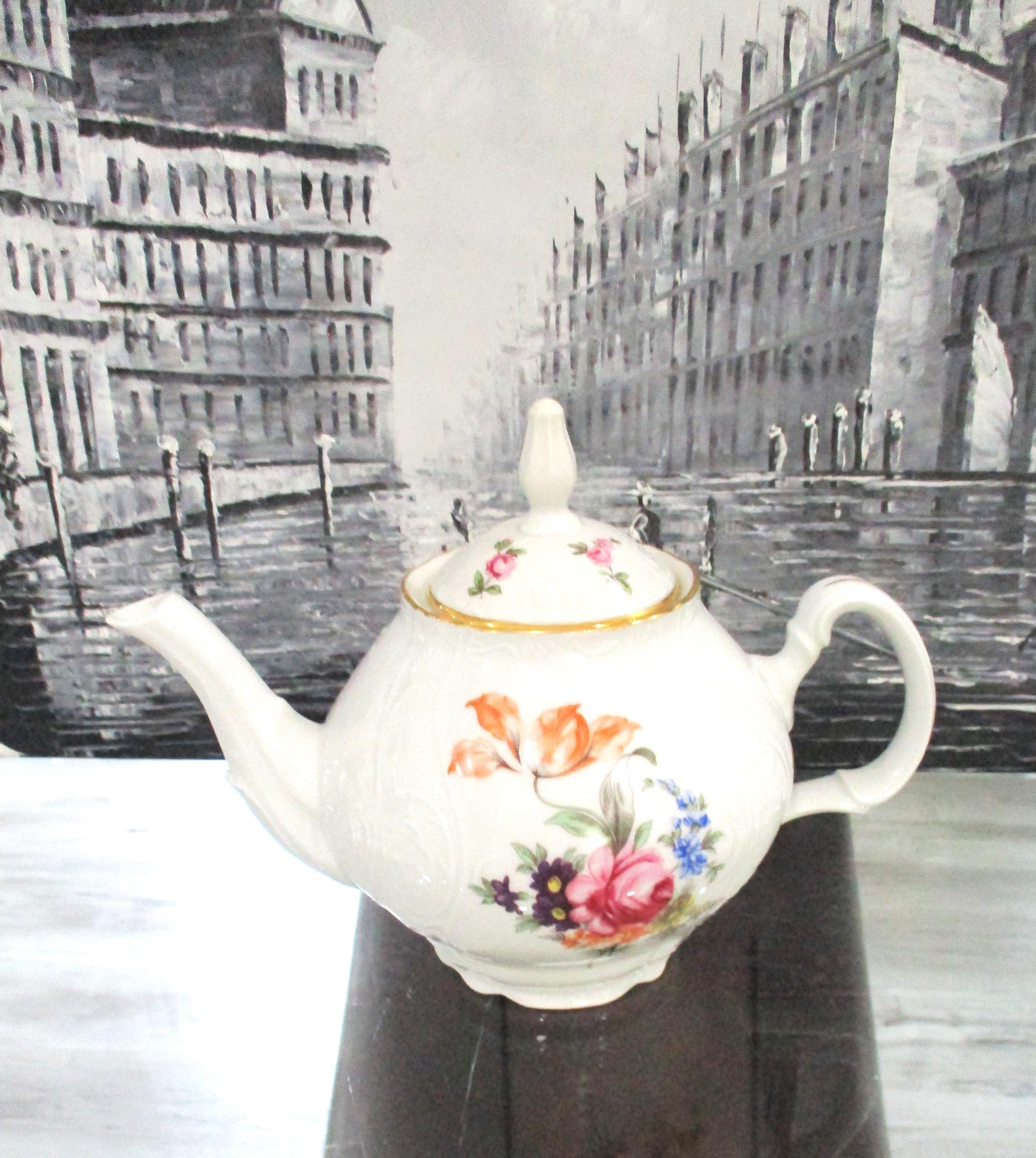 希少　チェコスロヴァキア時代　高級　ティーポット　ヴィンテージ　アンティーク Czechoslovakia Vintage Teapot - Etsy Hong Kong