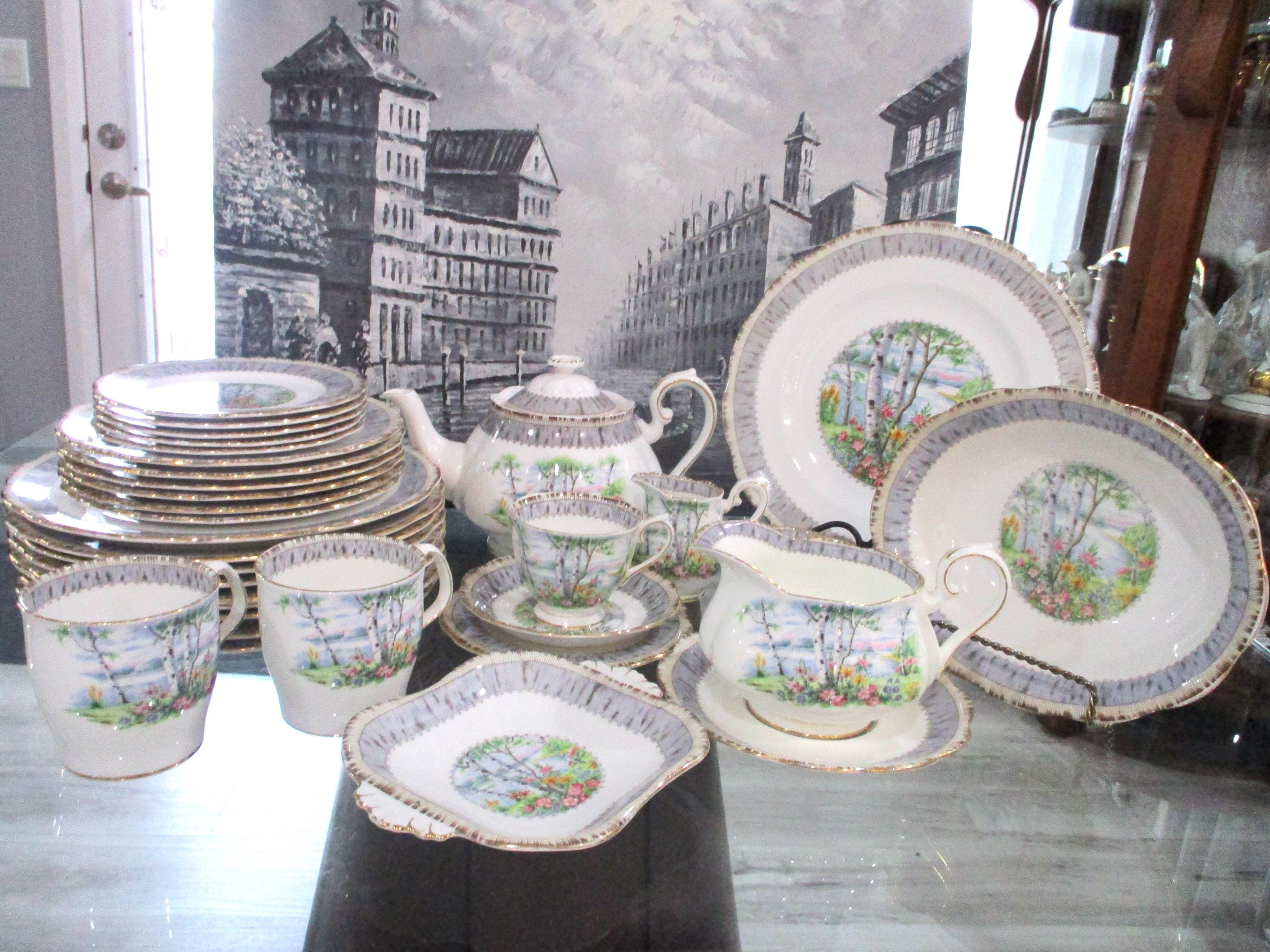 Royal Albert Silver Birch - Etsy