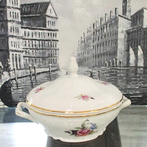 Vintage Vintage Bernadotte Tschechoslowakei Sonaten Suppenterrine.