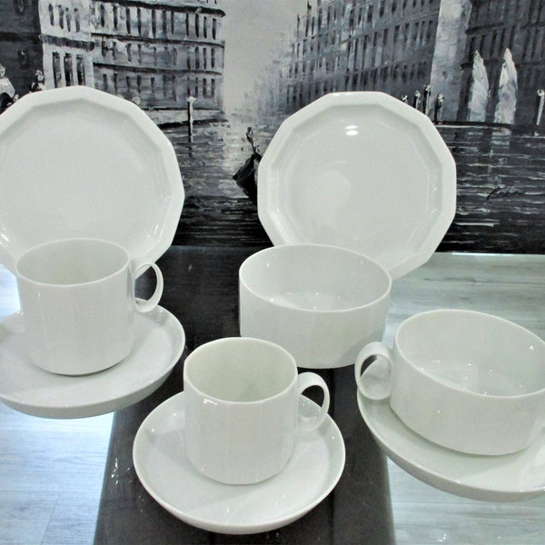 Rosenthal. Studio Line. Polygon 1973. Tapio Wirkkala Designer Teaware Set. Germany. Mint condition