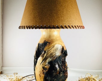 Rustic Wood Lamp