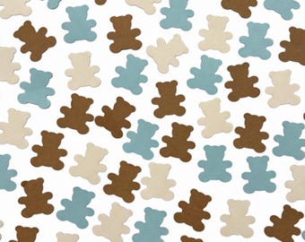 Berenconfetti | Beary eerste verjaardagsversieringen | Woodland teddybeer feesttafel confetti | Babyshower en 1e verjaardagsdecoratie | 100 stuks