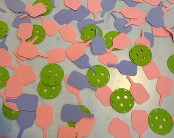 Pickleball-feestconfetti | Pickleball-tafelstrooier, 100 stuks | Pickleball-verjaardagsdecoratie | Feestconfetti | Pickleball vrijgezellenfeestdecoratie