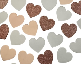 Hartconfetti | Pak van 150 | Roze, witte en gouden hartjes | Feestconfetti | Valentijnsdagconfetti