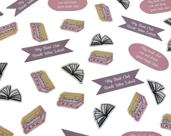 Boekenclubtafelconfetti | Boekenclubdecoraties | Feestdecoratie 'Mijn boekenclub kan je boekenclub opdrinken' 100 stuks