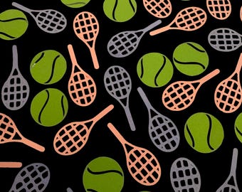 Tennisconfetti | 100 stuks | Roze Paars Groen | Tafeldecoratie | Benodigdheden voor tennisfeestjes