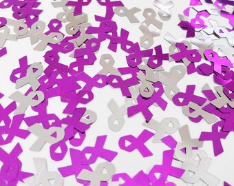 Pink Ribbon-confetti tegen borstkanker | 1 oz feestconfetti | Kankerbewustwordingsdecoratie | Feestartikelen met roze lint