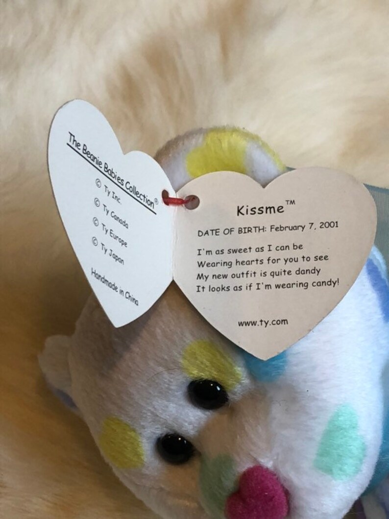 Ty Beanie Baby Kissme the Bear