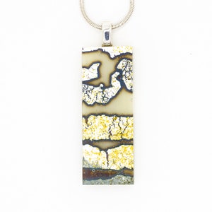 Unique pendant•fused glass jewelry•unusual necklace•evening wear•stunning necklace