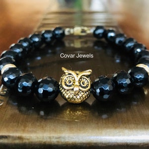 NEW ITEM!!!!  My Wise Golden Owl Bracelet