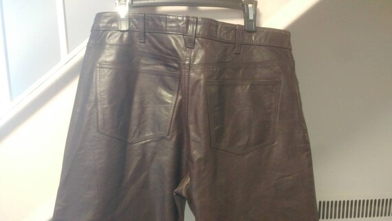 Pantalon Bootcut marron en cuir écart foncé marron Bootcut taille 36 6c8b50 Pantalon Bootcut marron en cuir écart foncé marron Bootcut taille 36 6c8b50