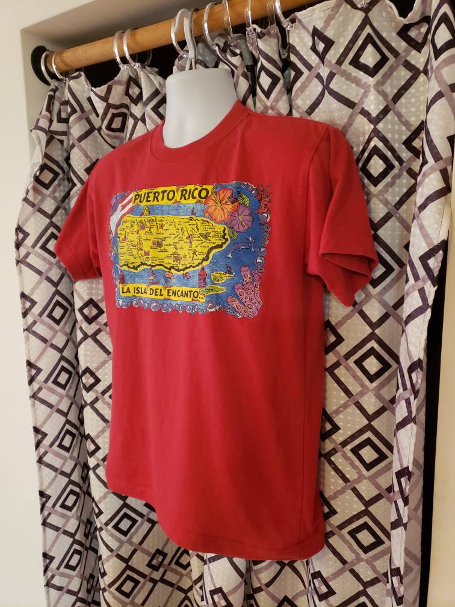 Puerto Rico Small Souvenir T-Shirt | Etsy