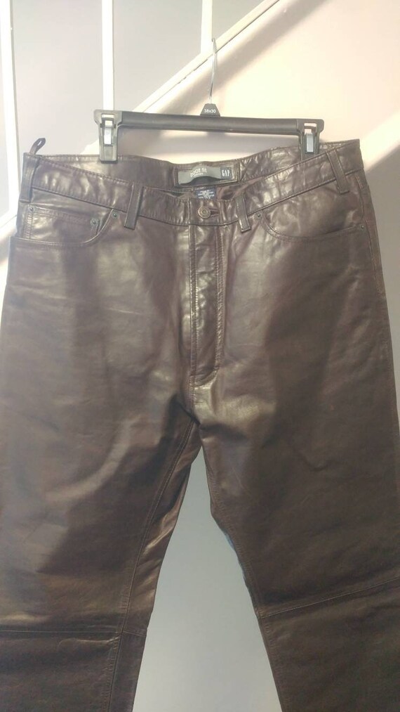 Pantalon Bootcut marron en cuir écart foncé marron Bootcut taille 36 6c8b50 Pantalon Bootcut marron en cuir écart foncé marron Bootcut taille 36 6c8b50