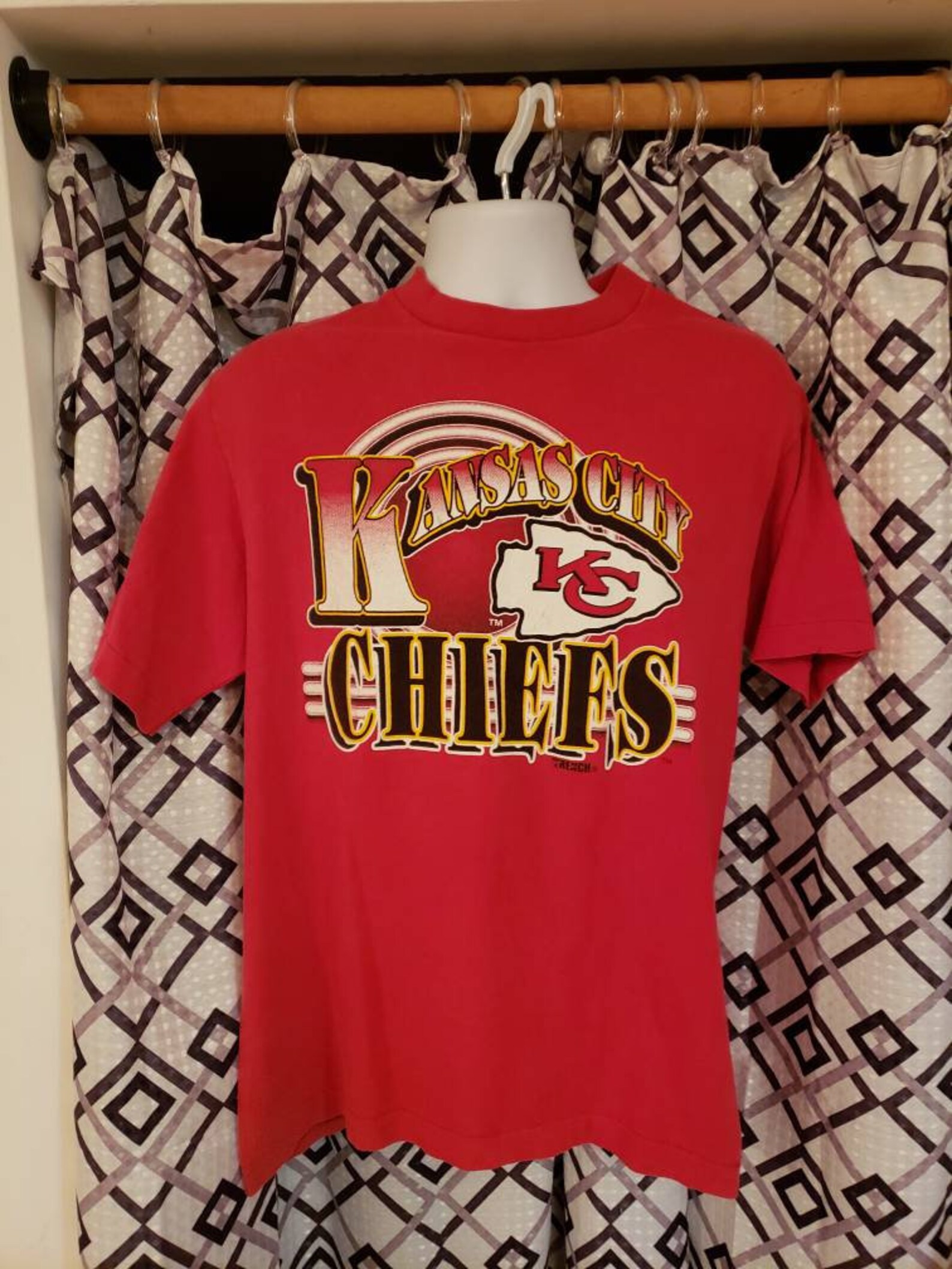 Kansas City Chiefs Vintage 90&rsquo;s XL T-shirt | Etsy