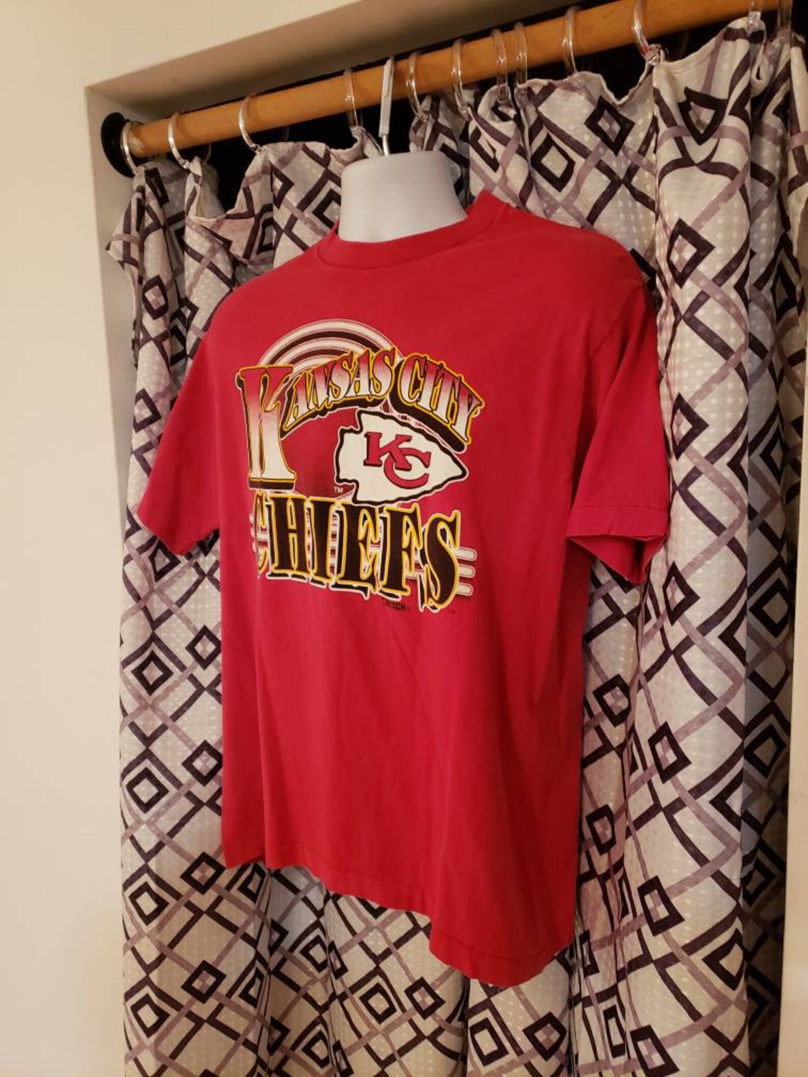 Kansas City Chiefs Vintage 90's XL T-shirt | Etsy