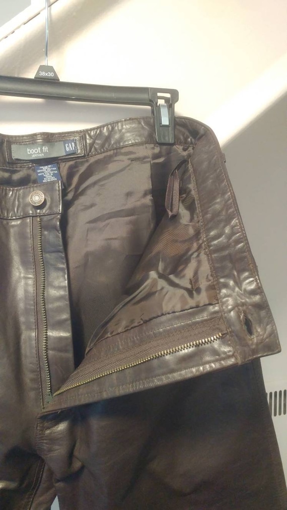 Pantalon Bootcut marron en cuir écart foncé marron Bootcut taille 36 6c8b50 Pantalon Bootcut marron en cuir écart foncé marron Bootcut taille 36 6c8b50
