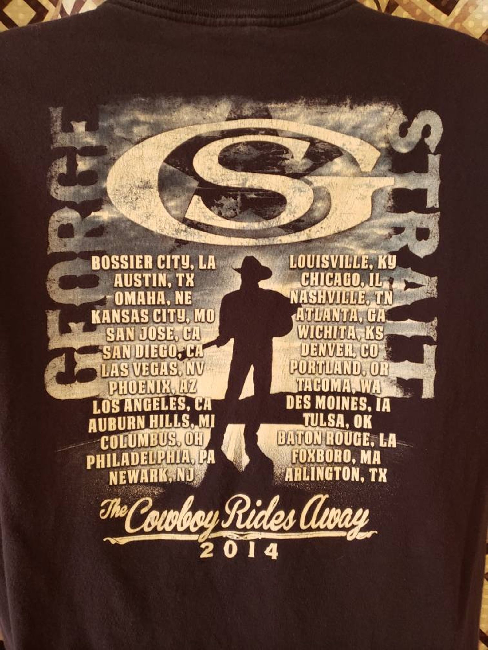 George Strait 2014 Cowboy Rides Away Tour XL T-Shirt | Etsy