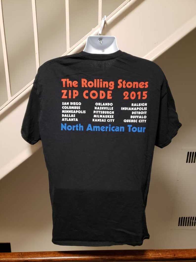 rolling stones zip code tour merchandise