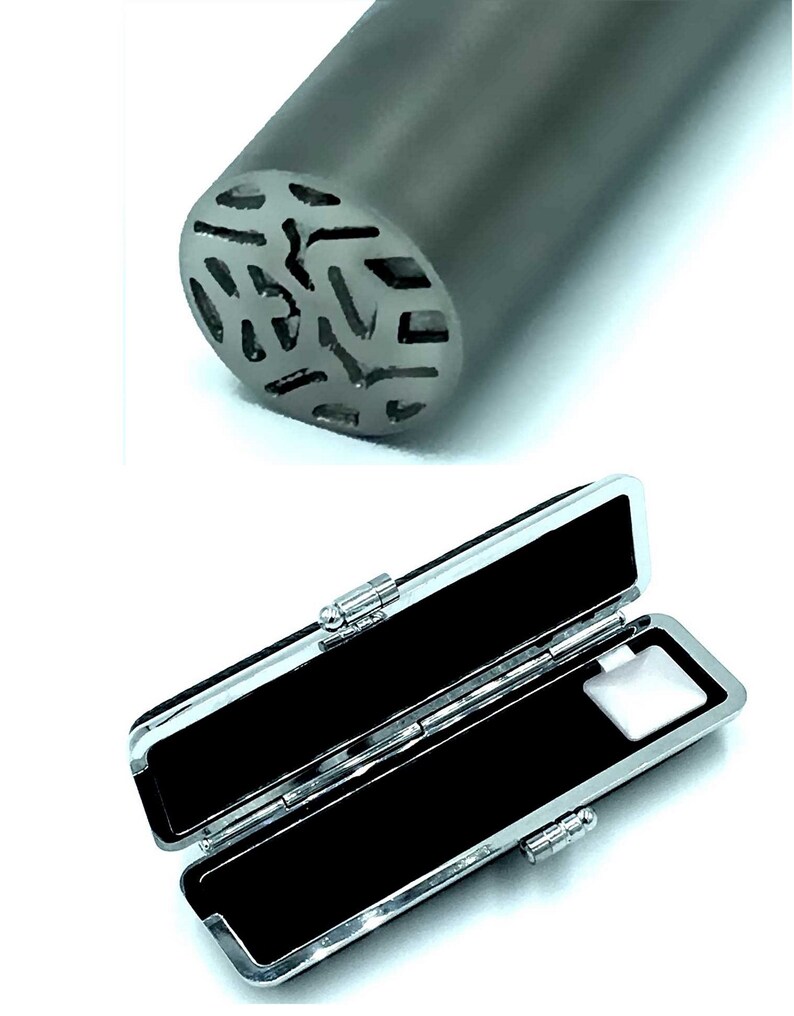 Custom Japanese Name Seal Stamp/titanium HANKO /12mm18mm Etsy