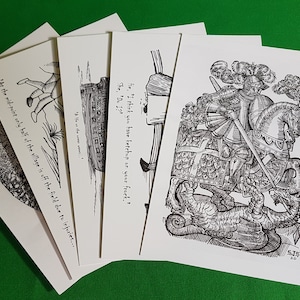5 historical postcards