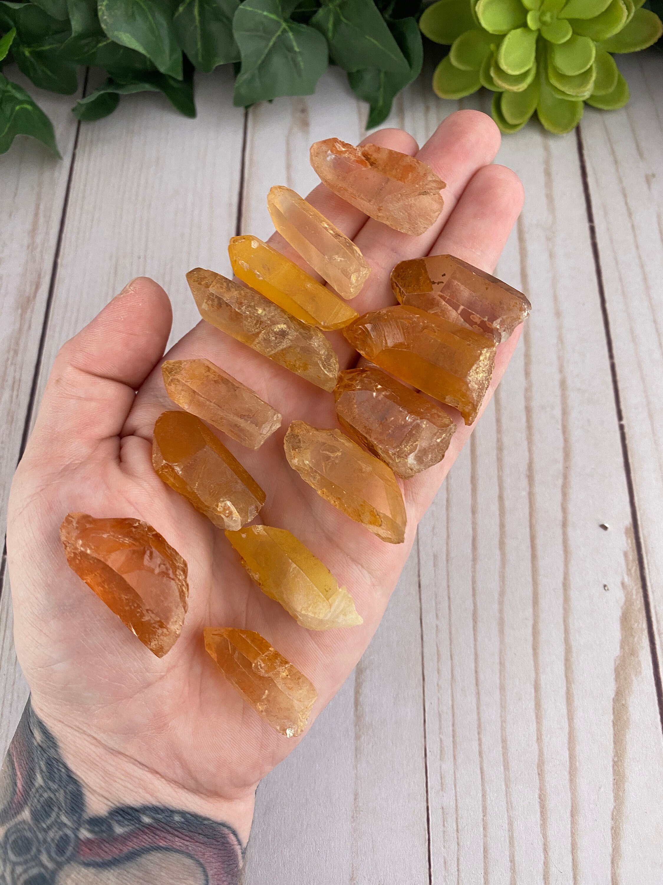 Orange Quartz Raw Small 1 Healing Crystals Stones Rocks & Etsy