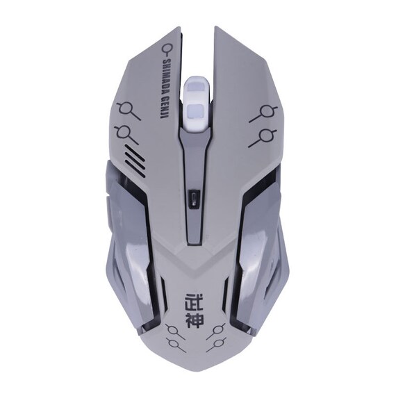 Overwatch Genji Gray Gaming Mouse Etsy Overwatch Genji Gray Gaming Mouse Etsy