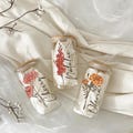 Personalized Iced Coffee Cup/ Glass Can Soda Cup with Lid and Straw/ Bridesmaid Gift Idea/ Custom Proposal Gifts/ Bridesmaid Proposal Gift