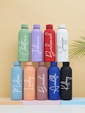 Personalized Stainless Steel Water Bottle, Drink Bottle, Bridesmaids Gifts, Gift for Him, Insulated Bottle, Bachelorette Party, Groomsman