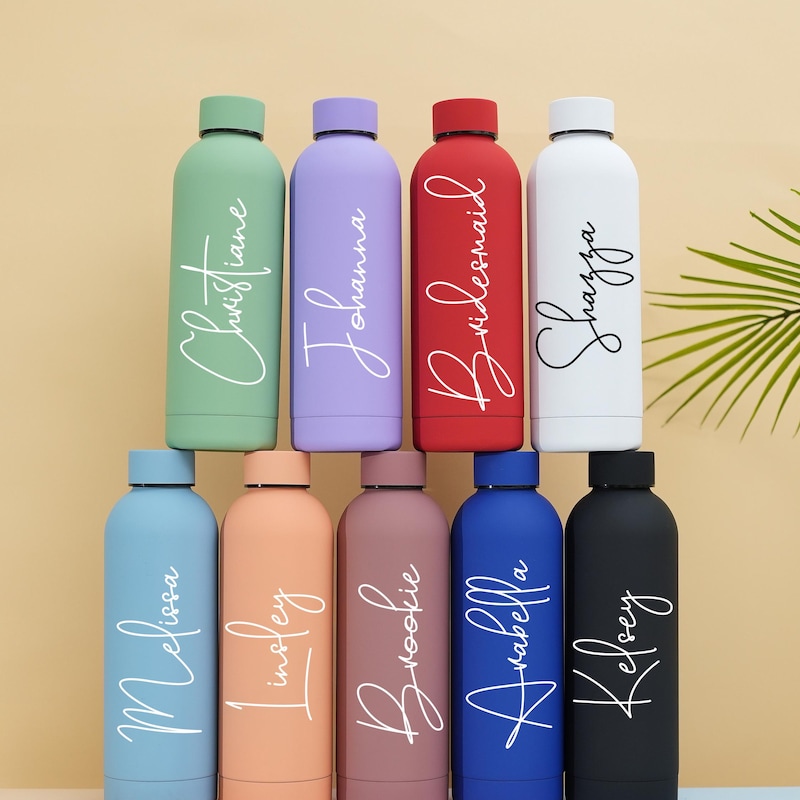 Personalized Stainless Steel Water Bottle - Etsy UK