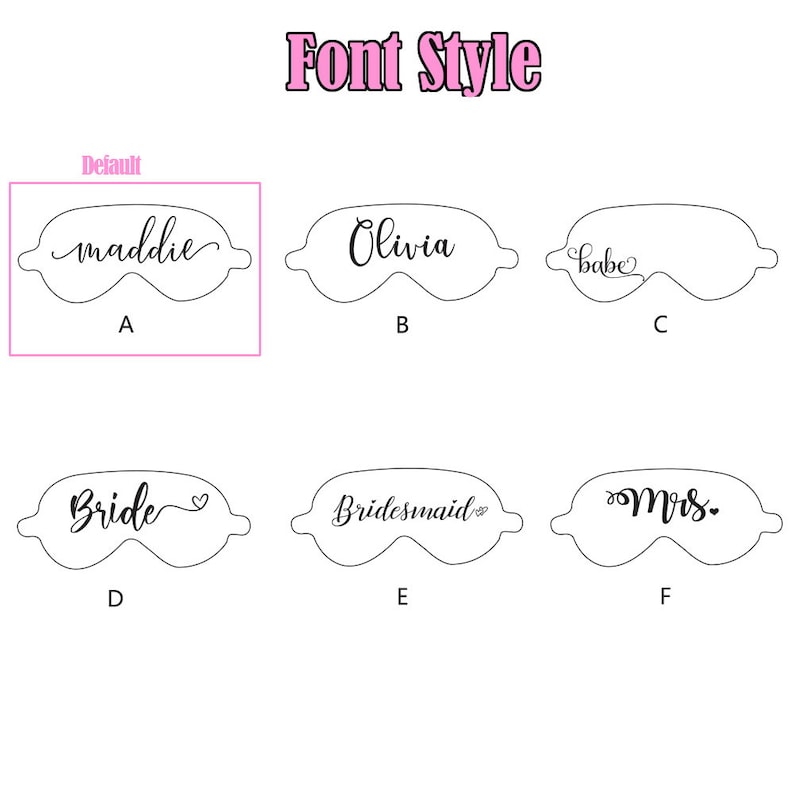 Customized Eye Masks Personalized Sleeping Masks Customized Etsy