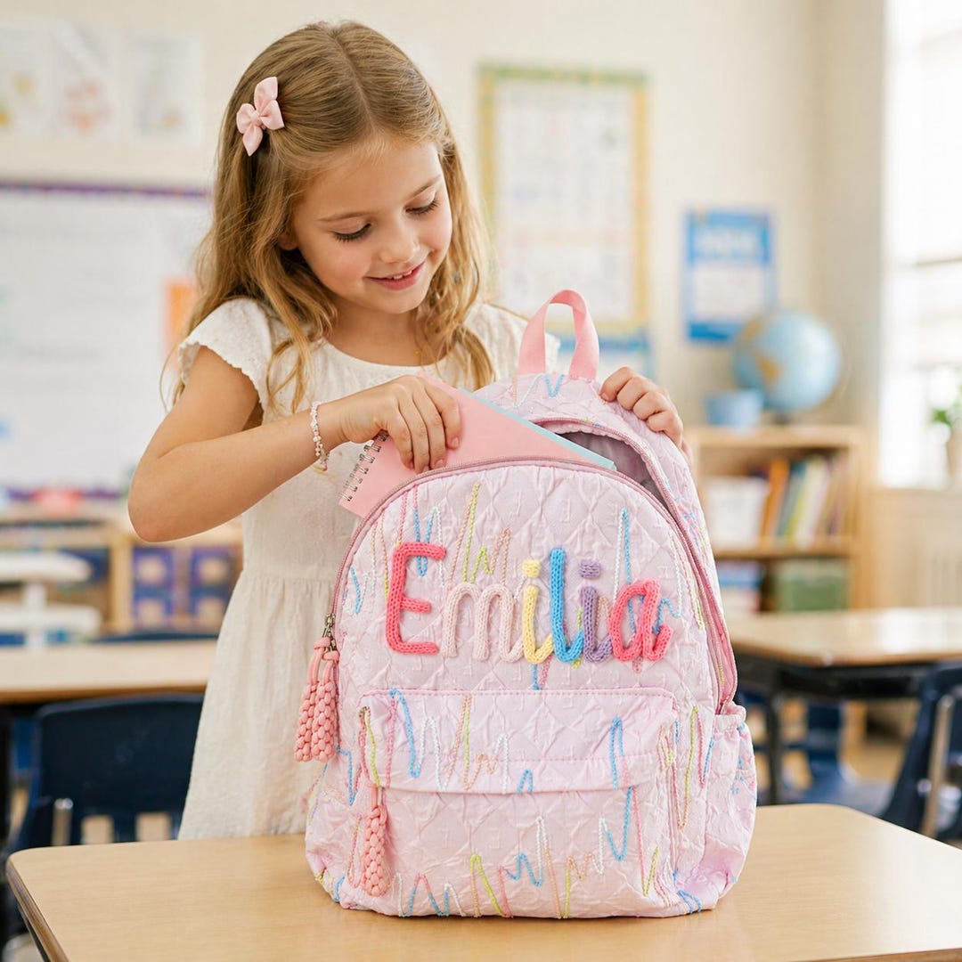 Personalized Toddler Backpack/ Custom Name Kids Backpack/ Back to ...