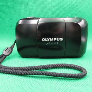 Olympus μ Mju 1 Black AF 35mm Point & Shoot Film Camera - Etsy