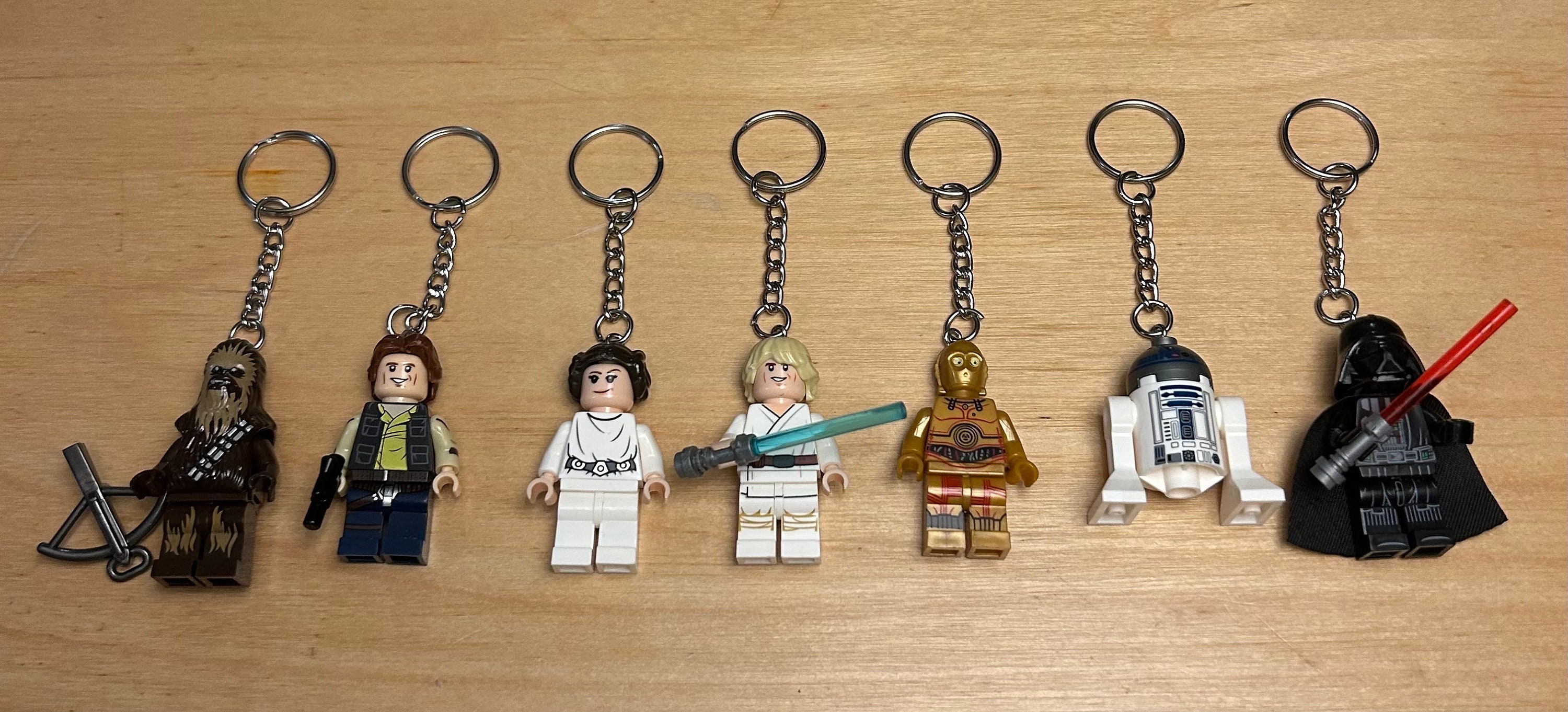 Star Wars Mini Figure Key Chains - Etsy